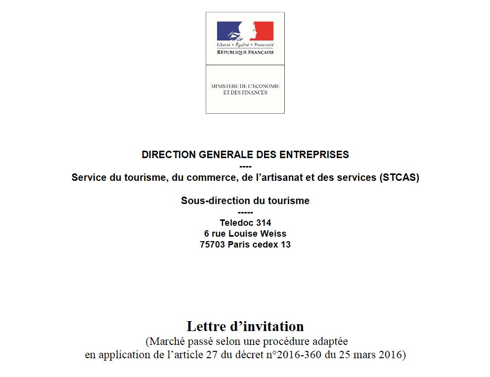 Modèle économique DATAtourisme : la DGE lance une consultation