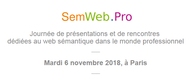 RDV le 6/11 : présentation de la plateforme DATAtourisme au SEMWEBPRO 2018