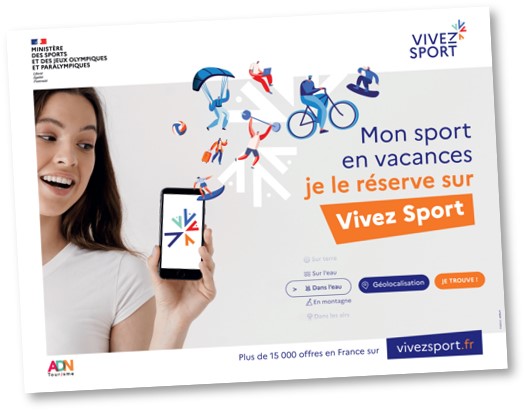 Le MSJOP lance la plateforme Vivez Sport, alimentée par DATAtourisme